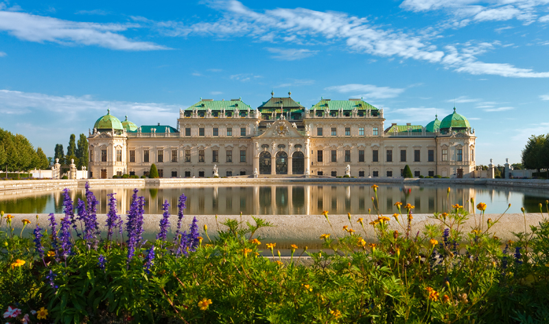 belvedere palace vienna austria