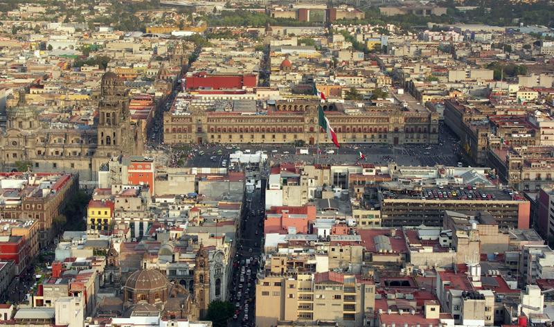 aerial view of city centre mexico city vacation packages cheap flights to mexico city
