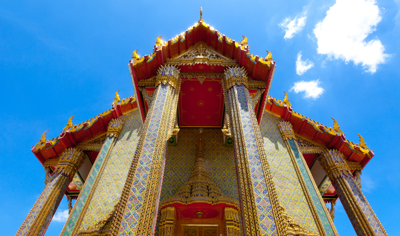 Rajabophit Pagoda bangkok thailand asia