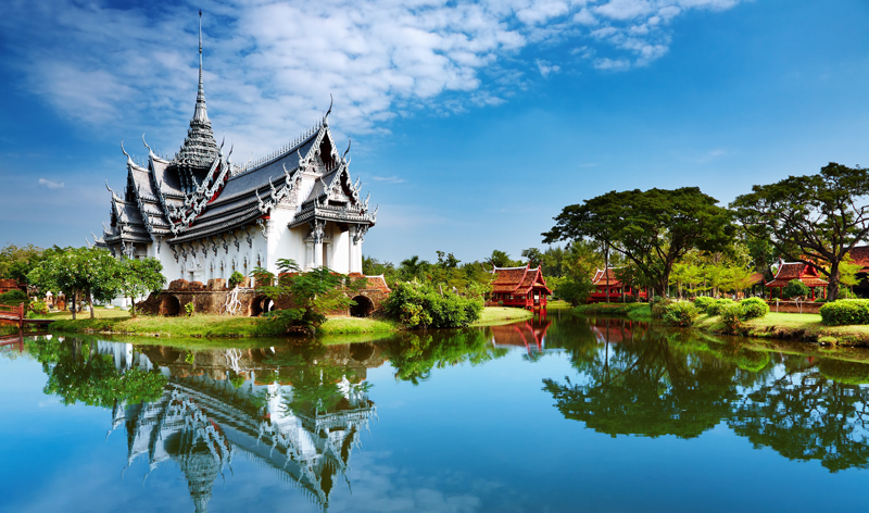 Sanphet Prasat Palace Ancient City Bangkok Thailand asia