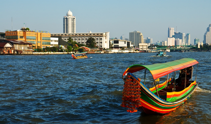 phraya river bangkok thailand asia