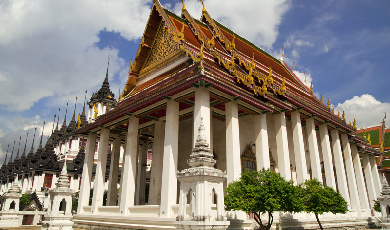 Wat Ratchanatdaram royal temple Bangkok Thailand asia