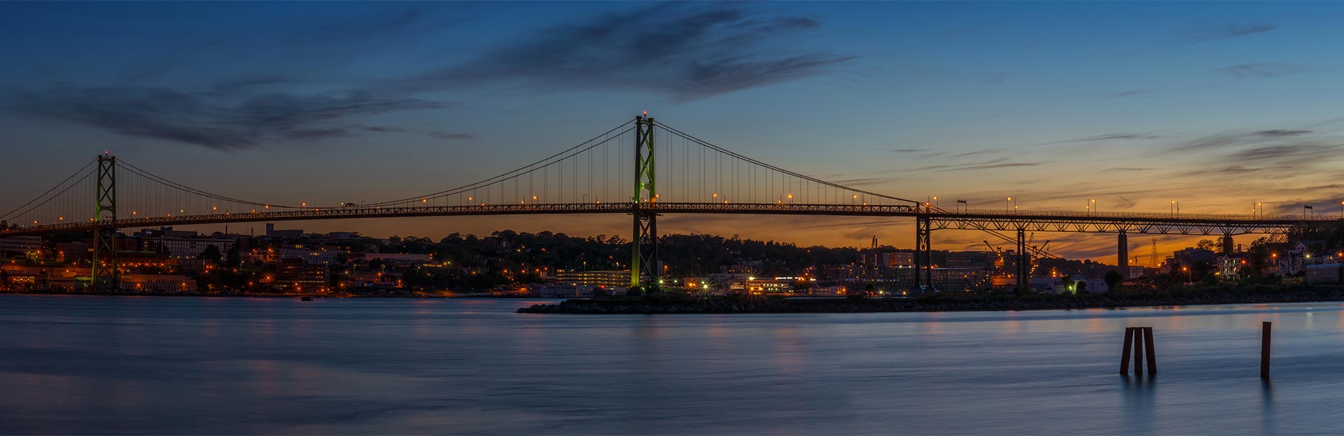 Halifax Bridge Night