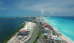 Aerial view - Cancun, Mexico