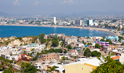 Aerial beach view - Mazatlan, Mexico