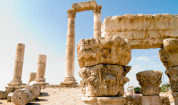 Temple of Hercules in Citadel Al Qasr - Amman, Jordan