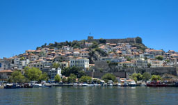 View of Mediterranean City - Kavala, Greece