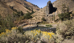 Yakima River View - Yakima, Washington USA