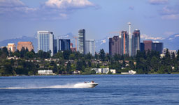 City View from the Water - Port Angeles, Washington, USA