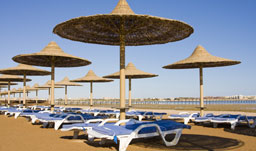 Beach on the Red Sea - Hurghada, Egypt