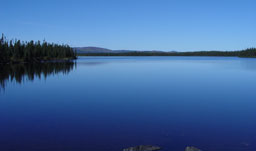 Scenic View of Blue Lake - Wabush Newfoundland and Labrador, Canada