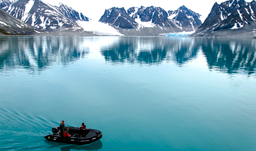 Explore the Arctic Spitsbergen Magdalena Fjord Mountain Glacier Zodiac with G Adventures