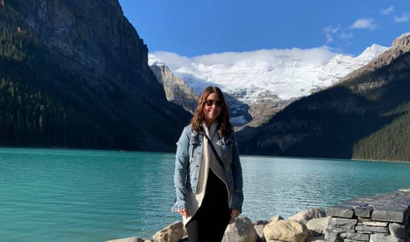 Melanie loves to travel Canada and one of her favourite places is Banff.