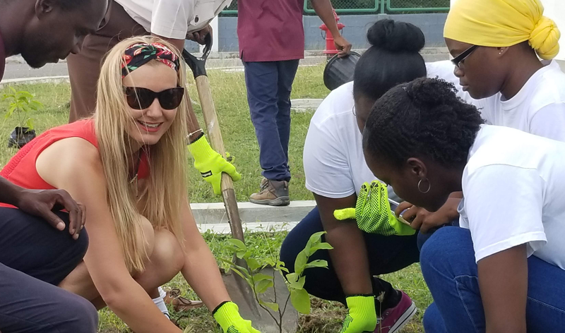 Volunteer work in the Caribbean