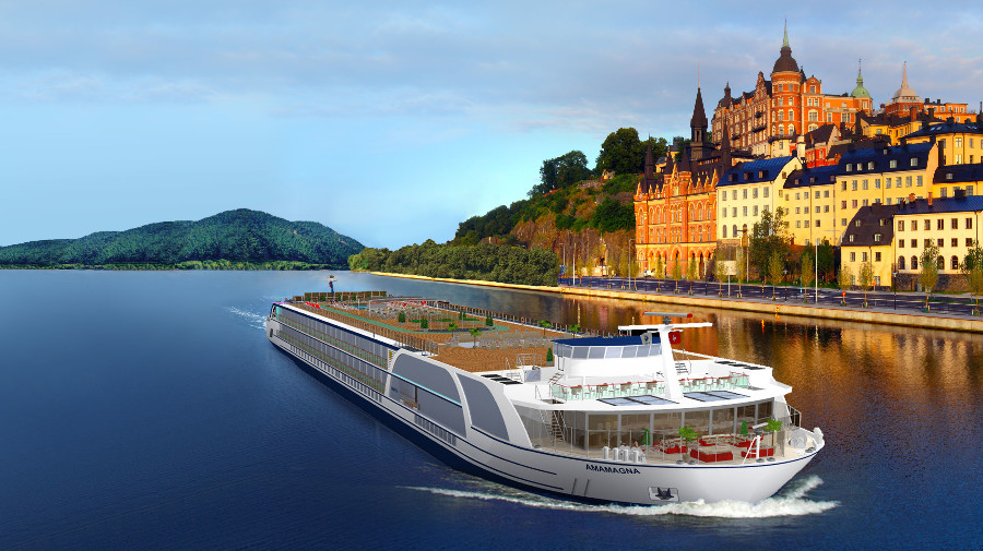 River Cruise boat in Europe